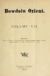 Bowdoin Orient v.7, no.1-17 (1877-1878)