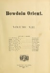 Bowdoin Orient v.13, no.1-17 (1883-1884)