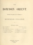 Bowdoin Orient v.19, no.1-17 (1889-1890) by The Bowdoin Orient