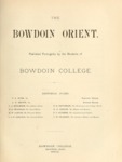 Bowdoin Orient v.20, no.1-17 (1890-1891) by The Bowdoin Orient
