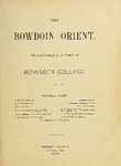 Bowdoin Orient v.22, no.1-17 (1892-1893) by The Bowdoin Orient
