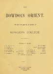 Bowdoin Orient v.23, no.1-17 (1893-1894) by The Bowdoin Orient