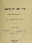 Bowdoin Orient v.27, no.1-17 (1897-1898) by The Bowdoin Orient