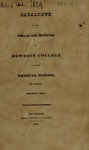 Bowdoin College Catalogue (1829 Mar) by Bowdoin College