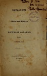Bowdoin College Catalogue (1829 Oct) by Bowdoin College