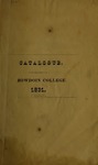Bowdoin College Catalogue (1831 Oct)
