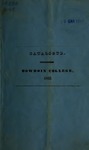 Bowdoin College Catalogue (1835 Oct) by Bowdoin College