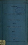 Bowdoin College Catalogue (1836 Apr)