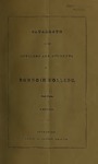 Bowdoin College Catalogue (1842 Fall Term)