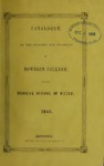 Bowdoin College Catalogue (1846) by Bowdoin College