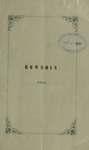 Bowdoin College Catalogue (1852 Spring Term)
