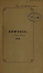 Bowdoin College Catalogue (1853 Fall Term) by Bowdoin College