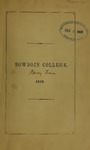Bowdoin College Catalogue (1853 Spring Term)