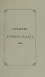 Bowdoin College Catalogue (1854 Spring Term)