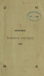 Bowdoin College Catalogue (1856 Fall Term) by Bowdoin College