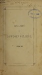 Bowdoin College Catalogue (1860-1861) by Bowdoin College
