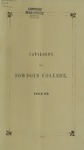 Bowdoin College Catalogue (1862 Fall Term) by Bowdoin College