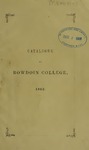 Bowdoin College Catalogue (1863 Spring Term)