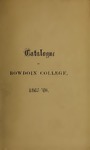 Bowdoin College Catalogue (1865 Fall Term)