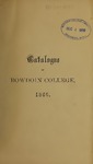 Bowdoin College Catalogue (1865 Spring Term)