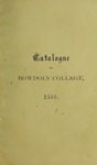 Bowdoin College Catalogue (1866 Spring Term)
