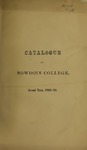 Bowdoin College Catalogue (1868-1869 Second Term)