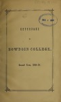 Bowdoin College Catalogue (1869-1870 Second Term)