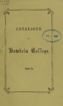 Bowdoin College Catalogue (1870-1871)