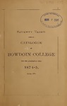 Bowdoin College Catalogue (1874-1875 (1875 Apr))