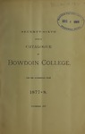 Bowdoin College Catalogue (1877)