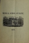 Bowdoin College - Medical School of Maine Catalogue (1878) by Bowdoin College