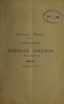 Bowdoin College - Medical School of Maine Catalogue  (1880-1881)