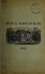 Bowdoin College - Medical School of Maine Catalogue  (1883)