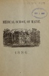 Bowdoin College - Medical School of Maine Catalogue  (1886)