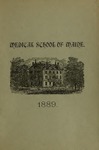 Bowdoin College - Medical School of Maine Catalogue  (1889)