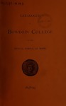 Bowdoin College Catalogue (1898-1899) by Bowdoin College