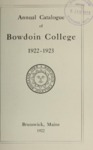 Bowdoin College Catalogue (1922-1923)