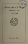 Bowdoin College Catalogue (1933-1934) by Bowdoin College