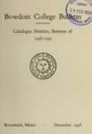 Bowdoin College Catalogue (1938-1939) by Bowdoin College