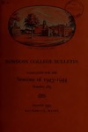 Bowdoin College Catalogue (1943-1944)
