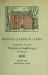 Bowdoin College Catalogue (1948-1949) by Bowdoin College