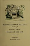 Bowdoin College Catalogue (1955-1956)