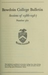 Bowdoin College Catalogue (1966-1967)