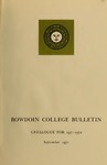 Bowdoin College Catalogue (1971-1972)