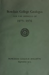 Bowdoin College Catalogue (1975-1976) by Bowdoin College