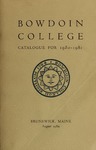 Bowdoin College Catalogue (1980-1981)
