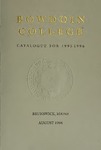 Bowdoin College Catalogue (1995-1996) by Bowdoin College