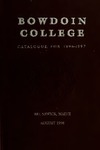Bowdoin College Catalogue (1996-1997) by Bowdoin College