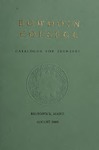 Bowdoin College Catalogue (2000-2001)