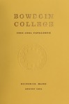 Bowdoin College Catalogue (2003-2004) by Bowdoin College